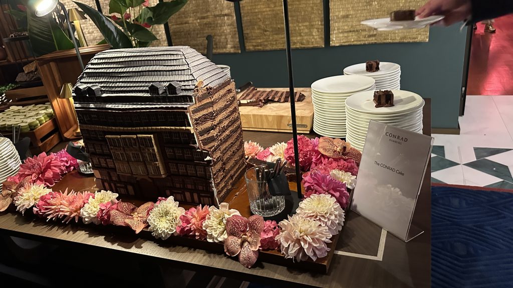 Conrad Hamburg Event Desser Torte Abbild Hotel
