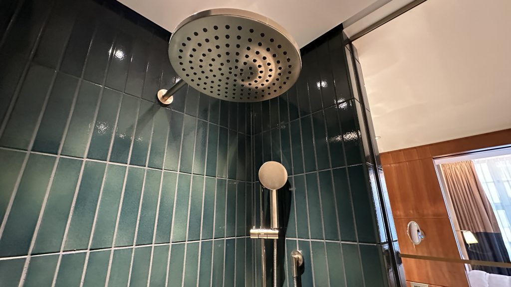 Conrad Hamburg Zimmer Bad Dusche Kopf