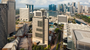 Conrad Singapore Marina Bay Ausblick Lage
