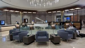 Saudia AlFursan Business Lounge Jeddah Flügel Halle 2