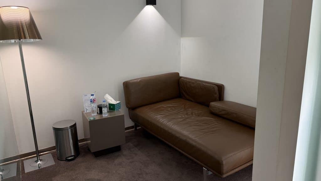 Saudia AlFursan Business Lounge Jeddah Sofa