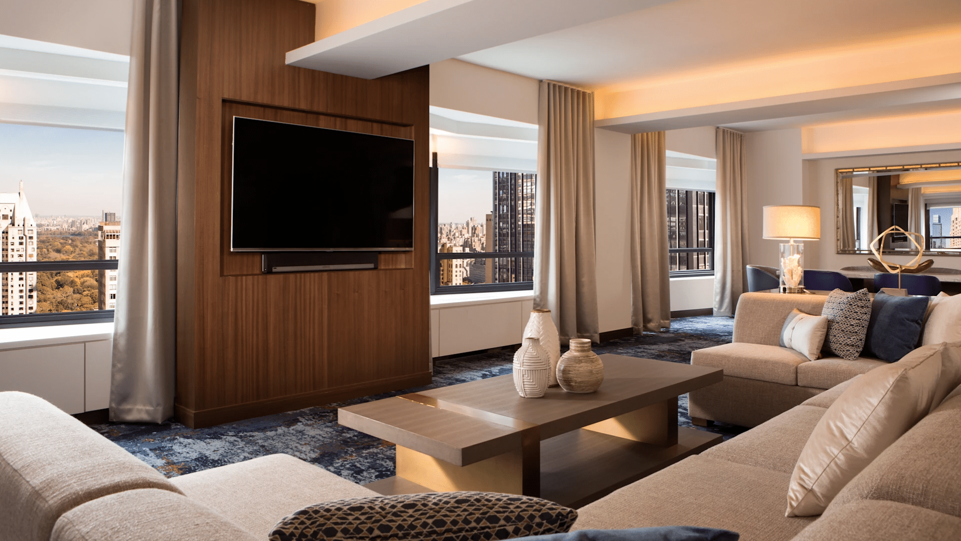 The Luxury Collection Hotel Manhattan Midtown Suite Wohnzimmer