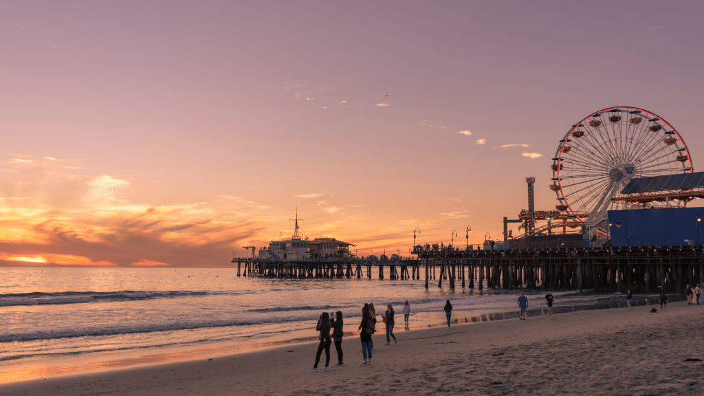 Kalifornien Santa Monica Riesenrad