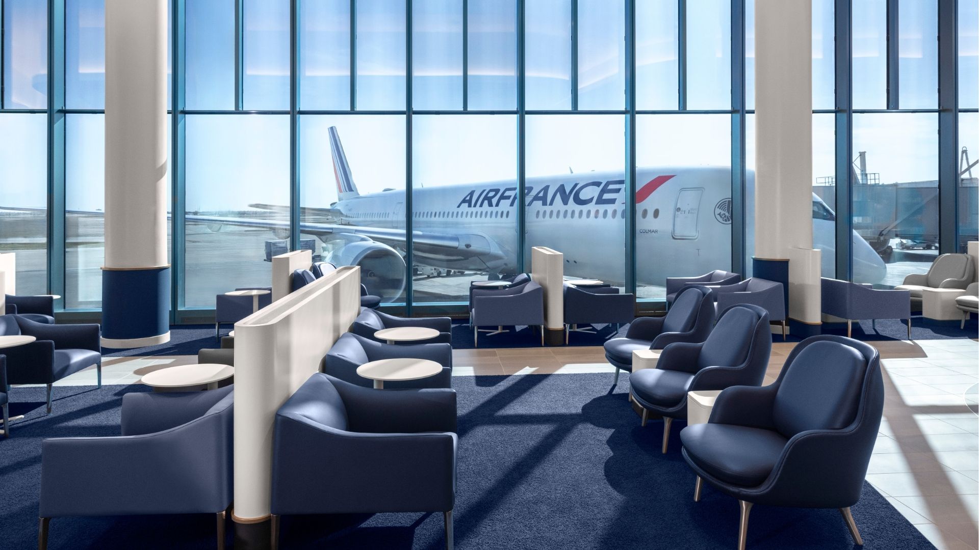 Air France Lounge Chicago Sitzbereich