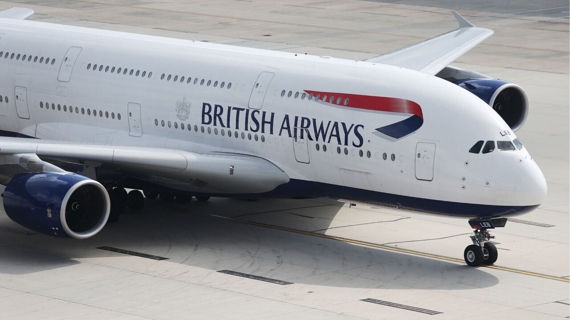 British Airways Airbus A380 BA Media