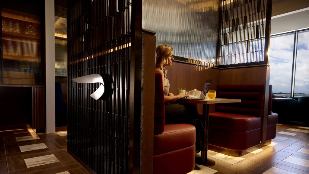 Der Concorde Dining Room Von British Airways In Der Neuen Lounge In Miami