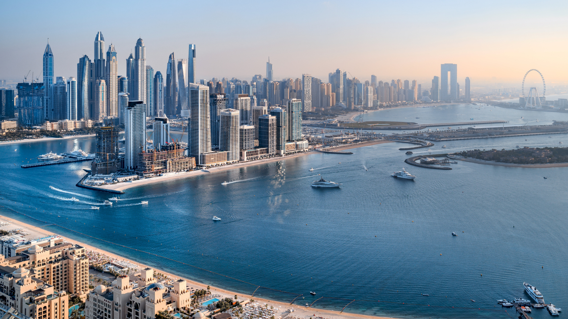Dubai Marina Ansicht Meer