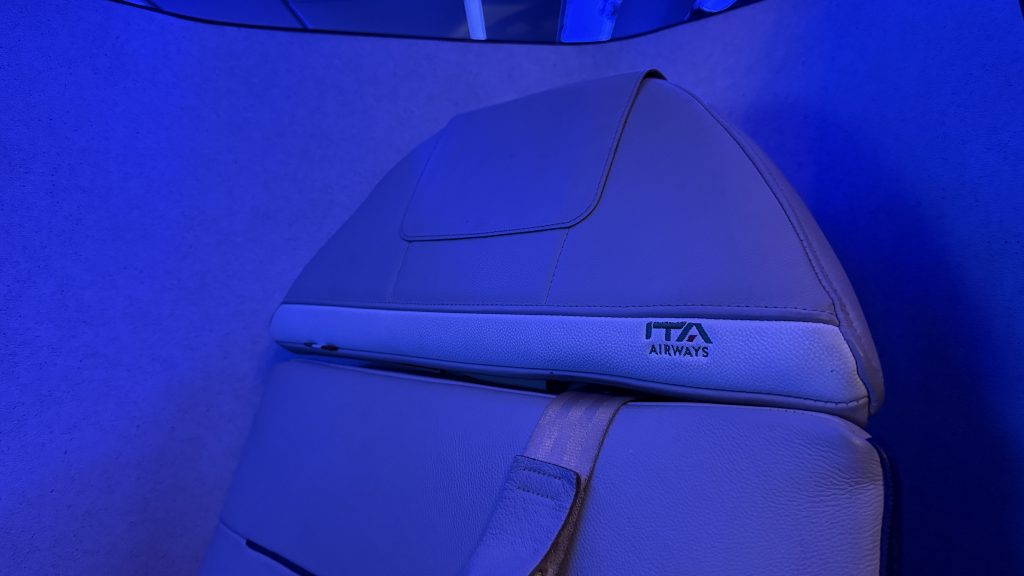 ITA Airways A321neo Sitz Nahansicht