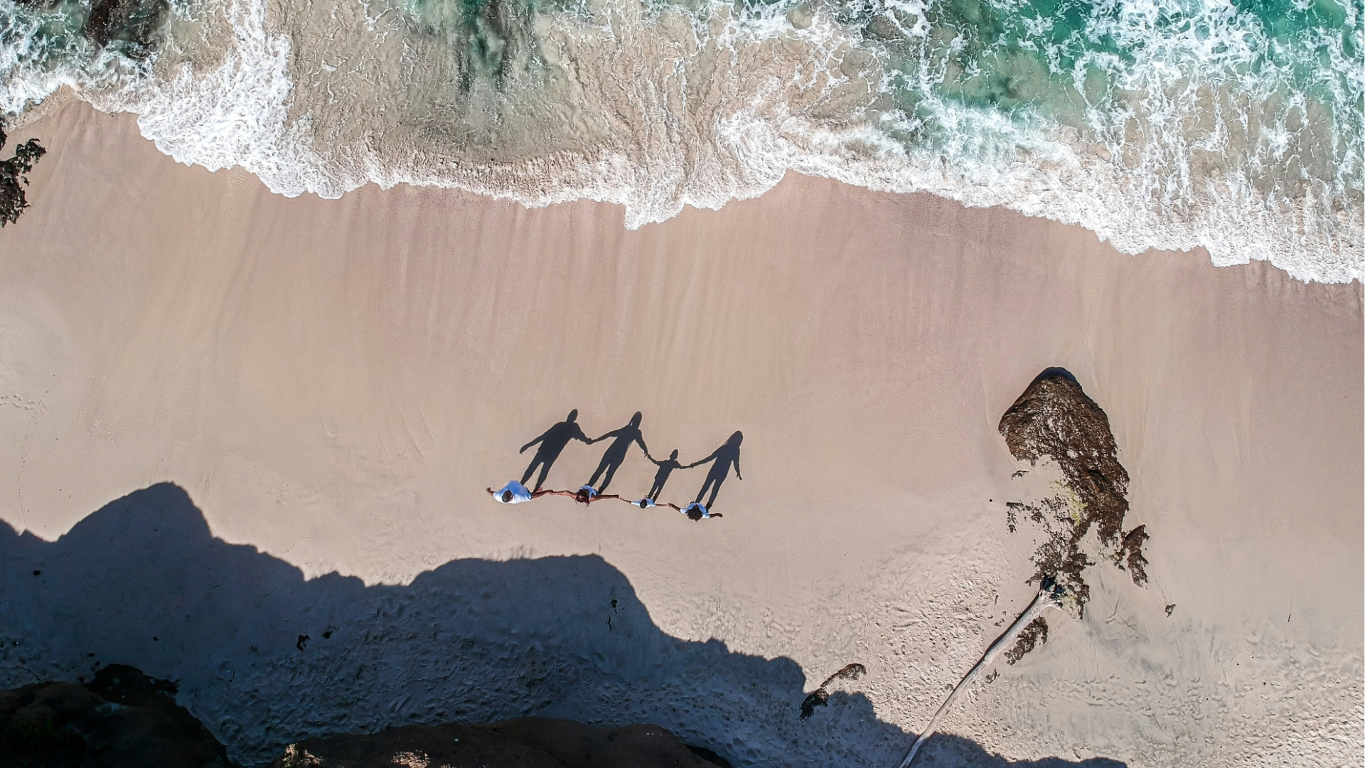 Family At The Beach Jose Carrillo