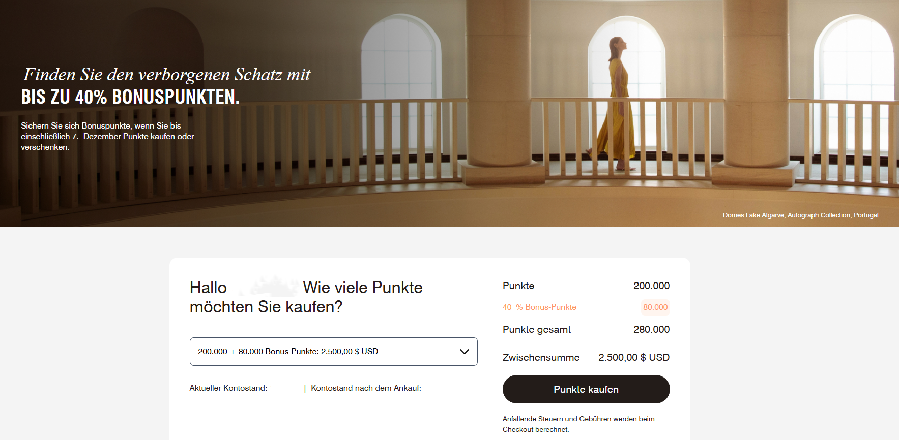 Marriott Bonvoy Punkte 40 Bonus Oktober 2025