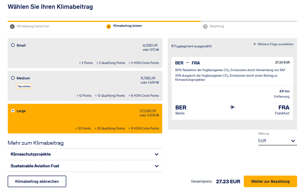 Miles More Kompensation Berlin Frankfurt 1