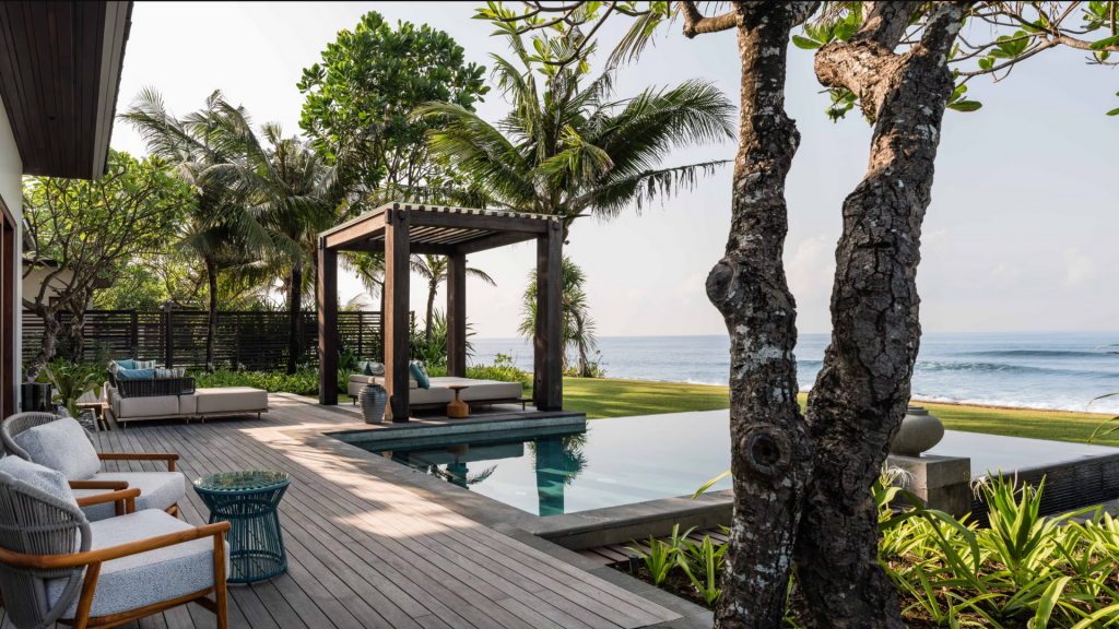 Regent Bali Canggu Beachfront Villa Terrasse