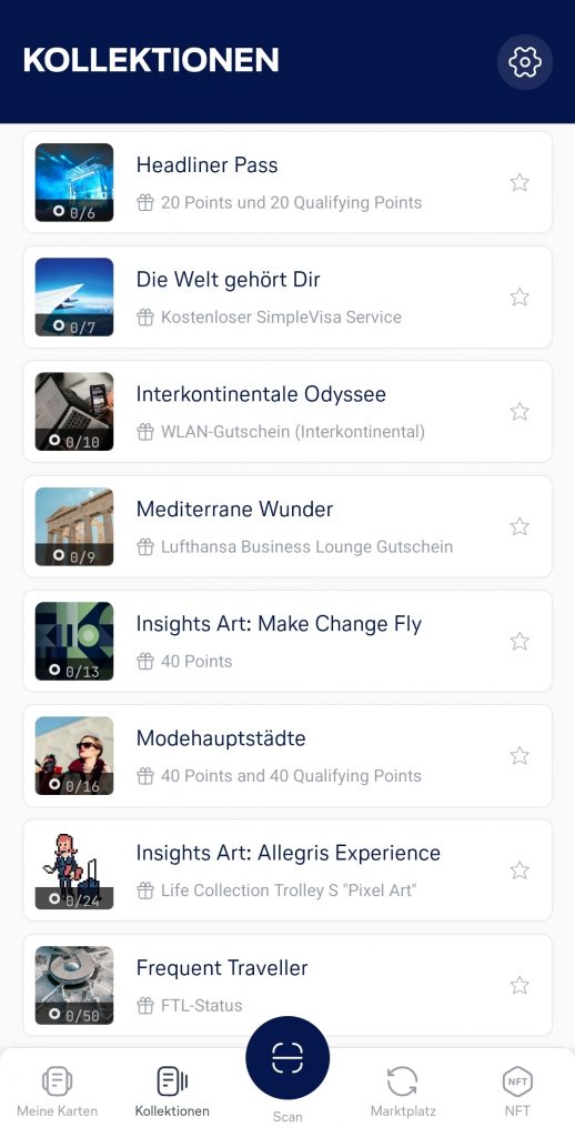 Uptrip Kollektionen Weitere Beispiele