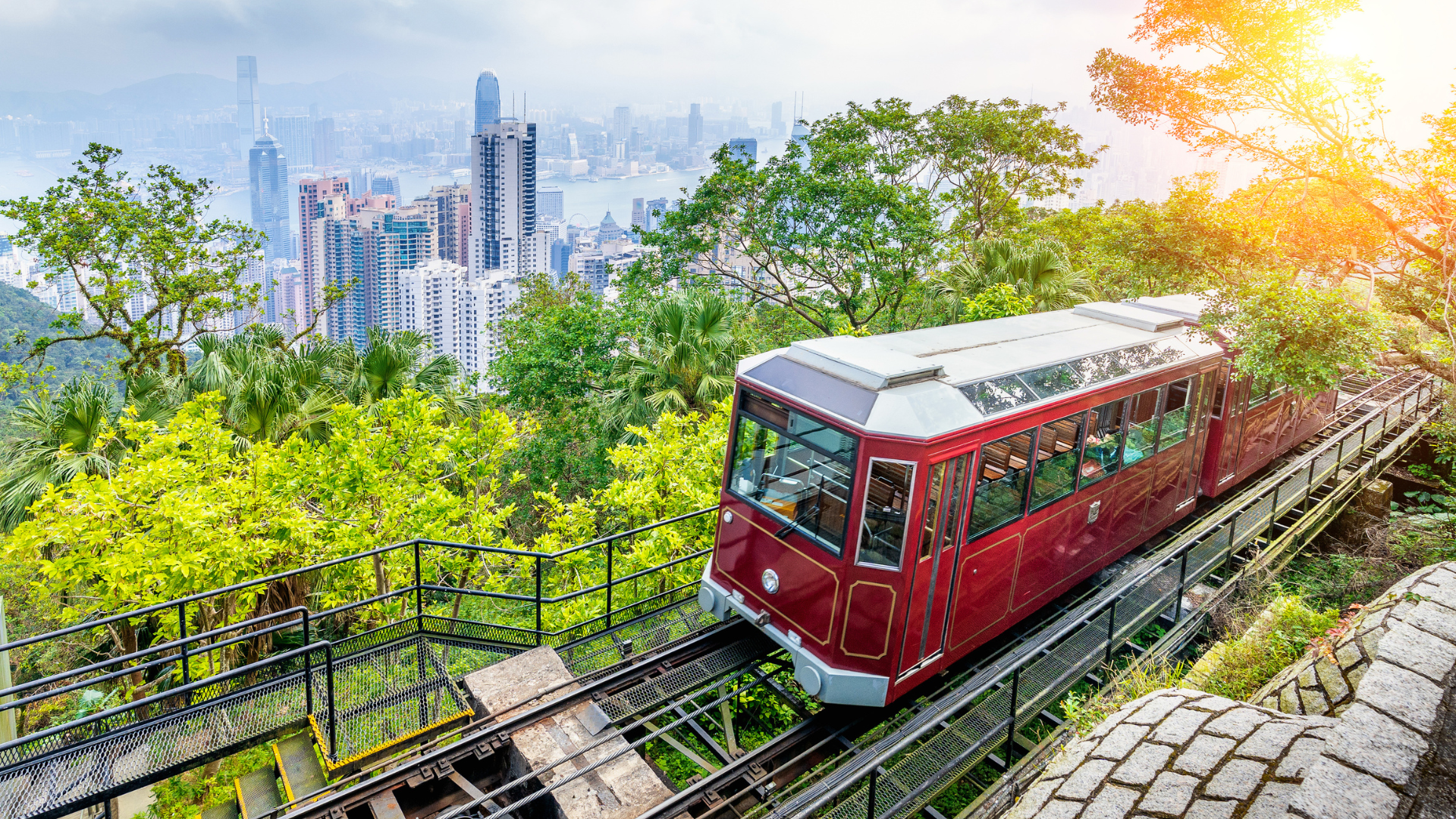 Victoria Peak Tram In Hong Kong