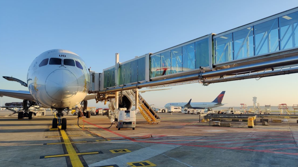 Flughafen Brüssel Boarding Bridge