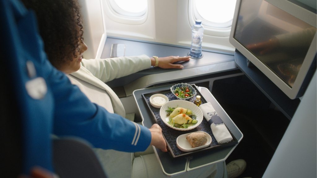 Catering KLM Business Class