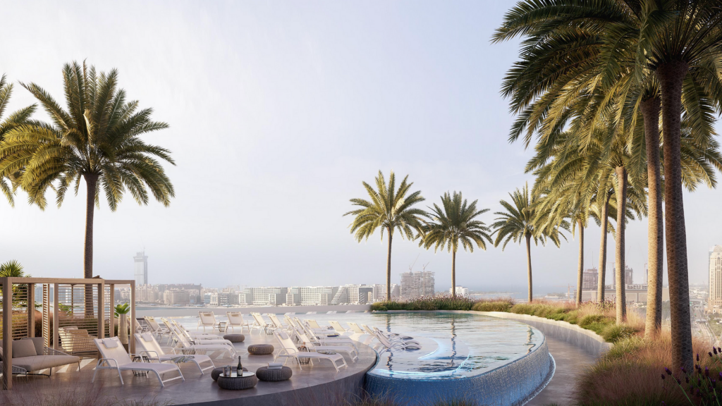 Ciel Dubai Marina Hotel Infinity Pool