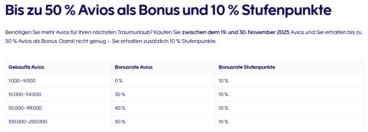 Finnair Avios Kaufen November Special 2025 Bonus 