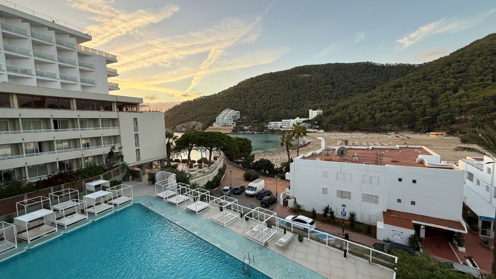 Hyde Ibiza Balkon Aussicht