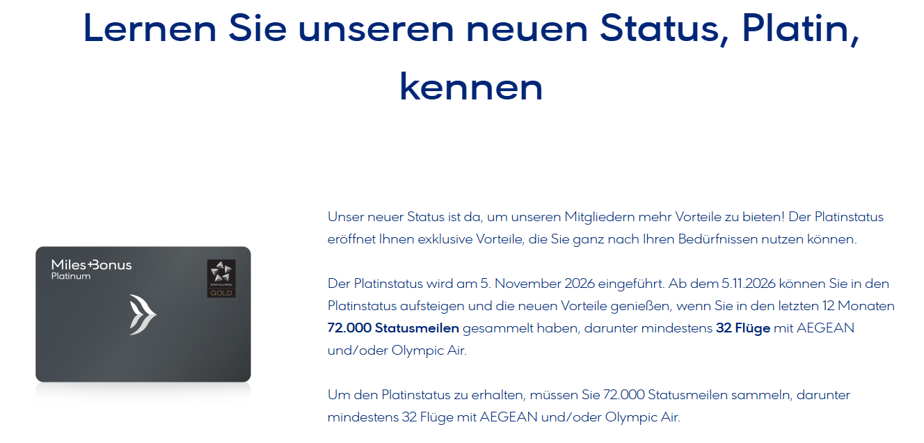 Lernen Sie Unseren Neuen Status Platin Kennen MilesBonus