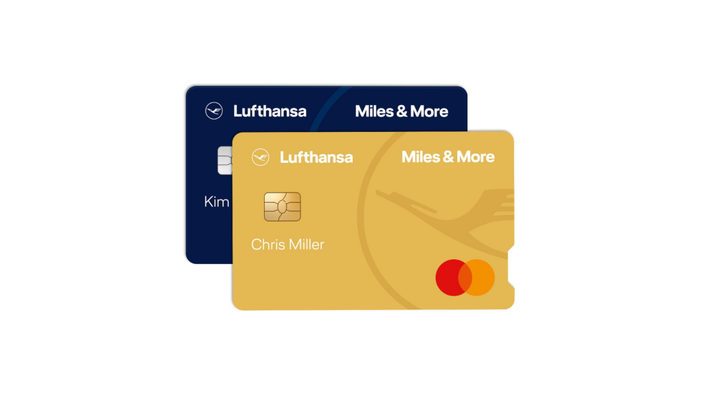 Miles and More Kreditkarte Blue und Gold