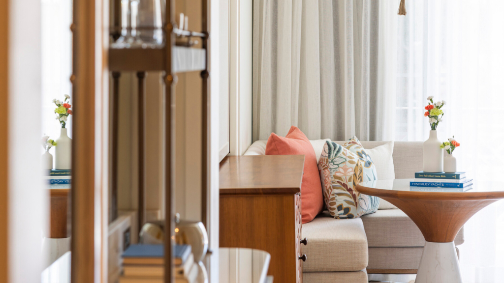 Naples Beach Club Four Seasons Resort Suite Wohnzimmer