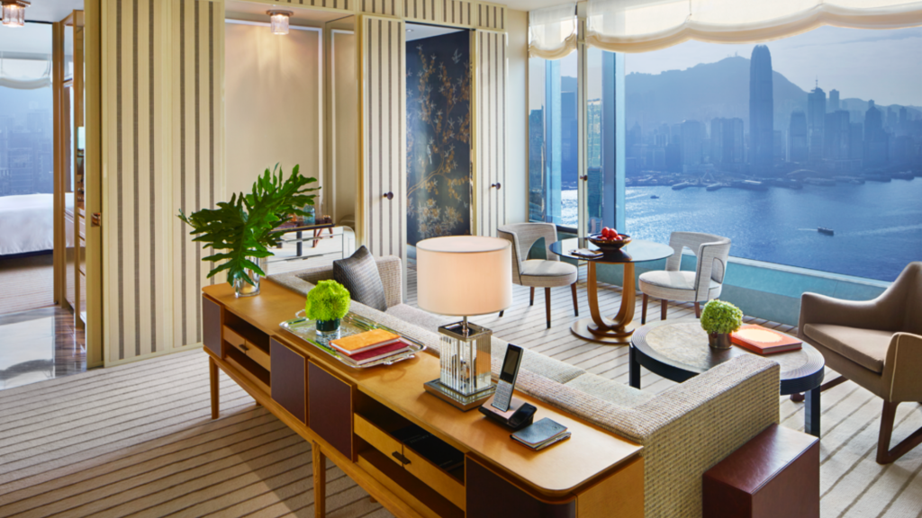 Rosewood Hong Kong Residence Wohnzimmer