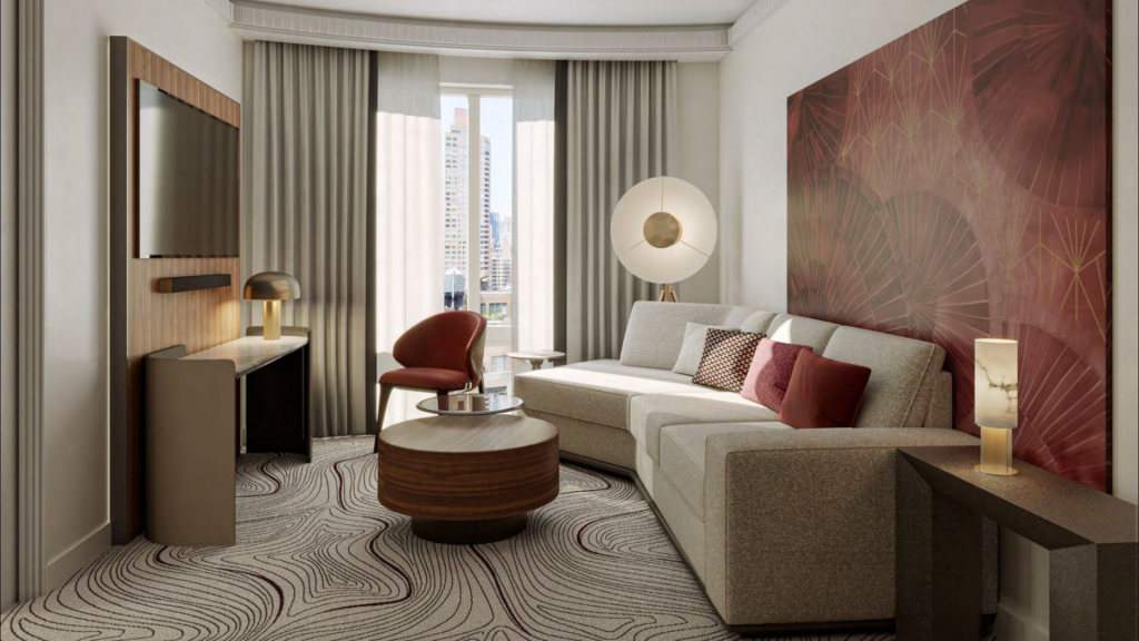 Sofitel New York Suite Wohnzimmer