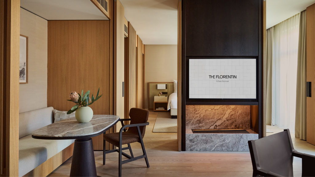 The Florentin Frankfurt Suite Wohnzimmer