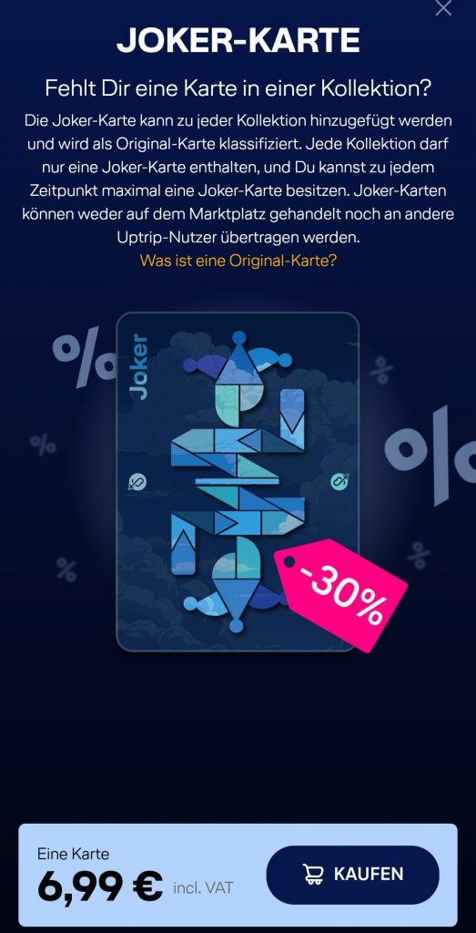 Uptrip App Black Week Joker Sale 2