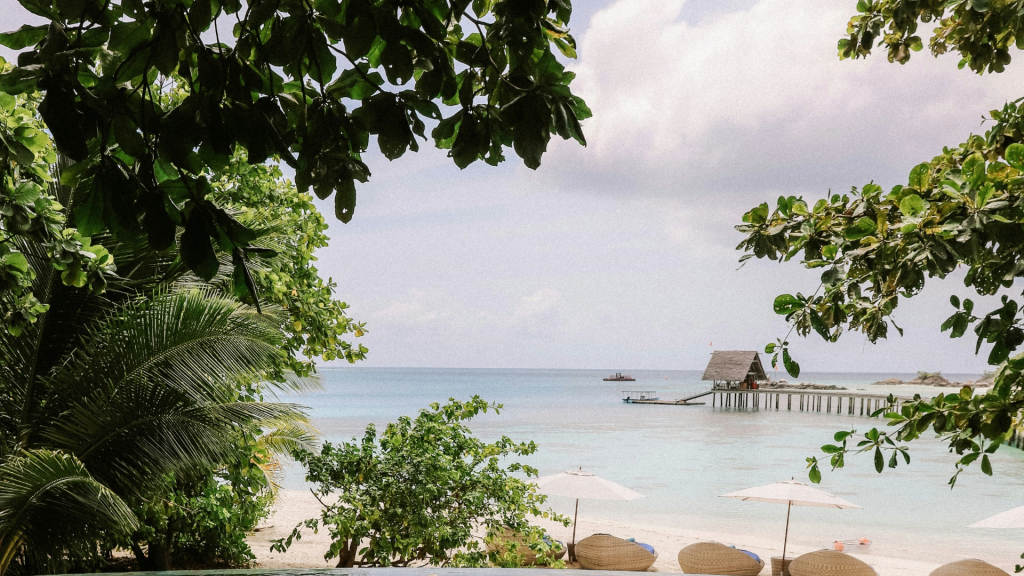 Reise Strand Ausland Blue