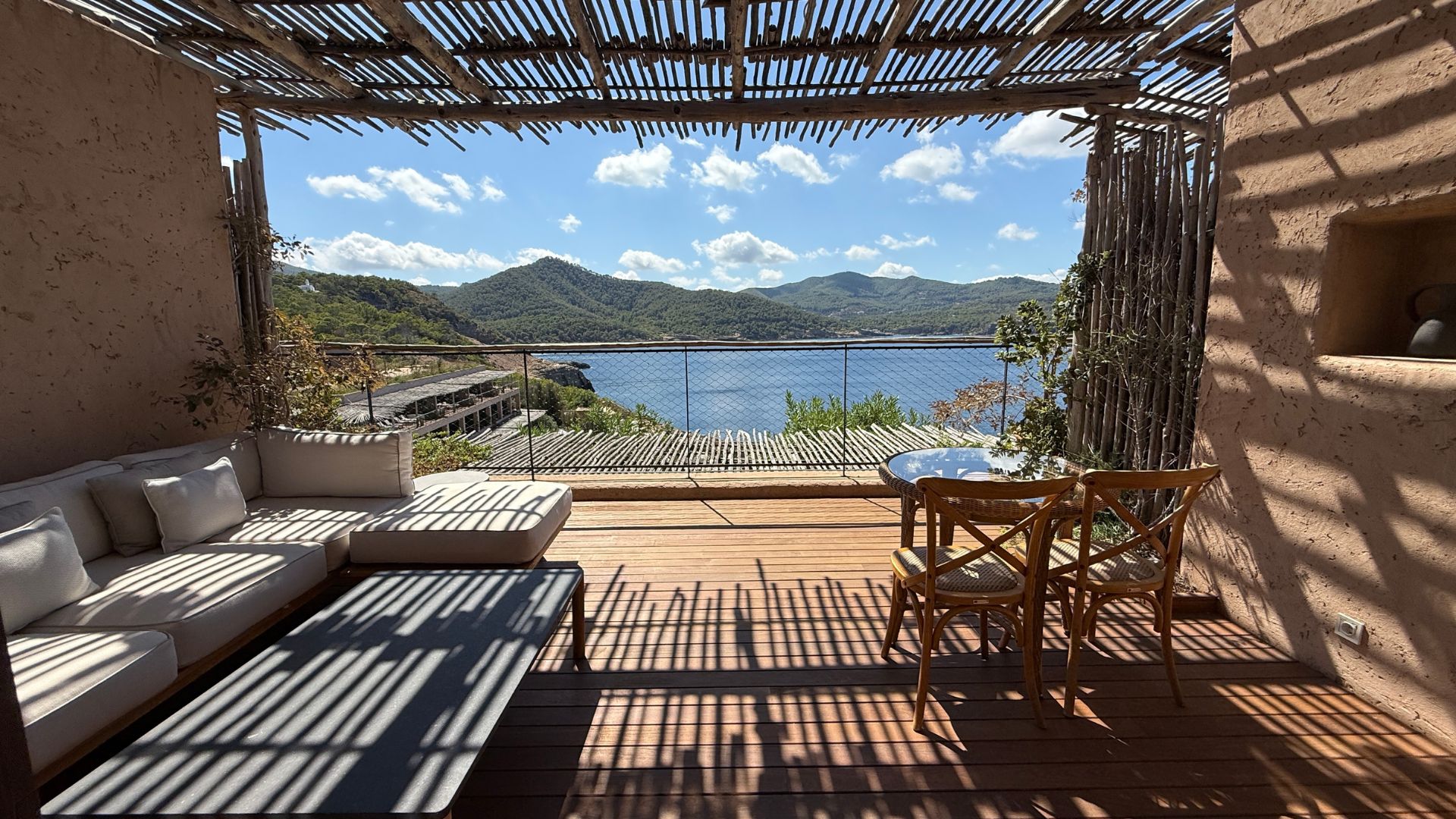 Six Senses Ibiza Balkon Ausblick