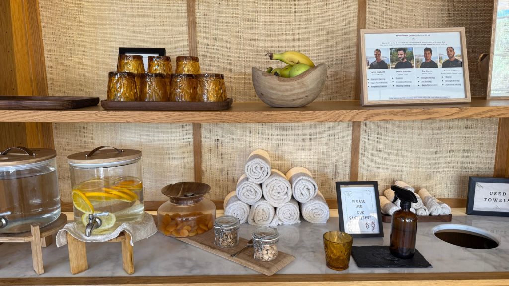 Six Senses Ibiza Spa Getraenke Snack Station