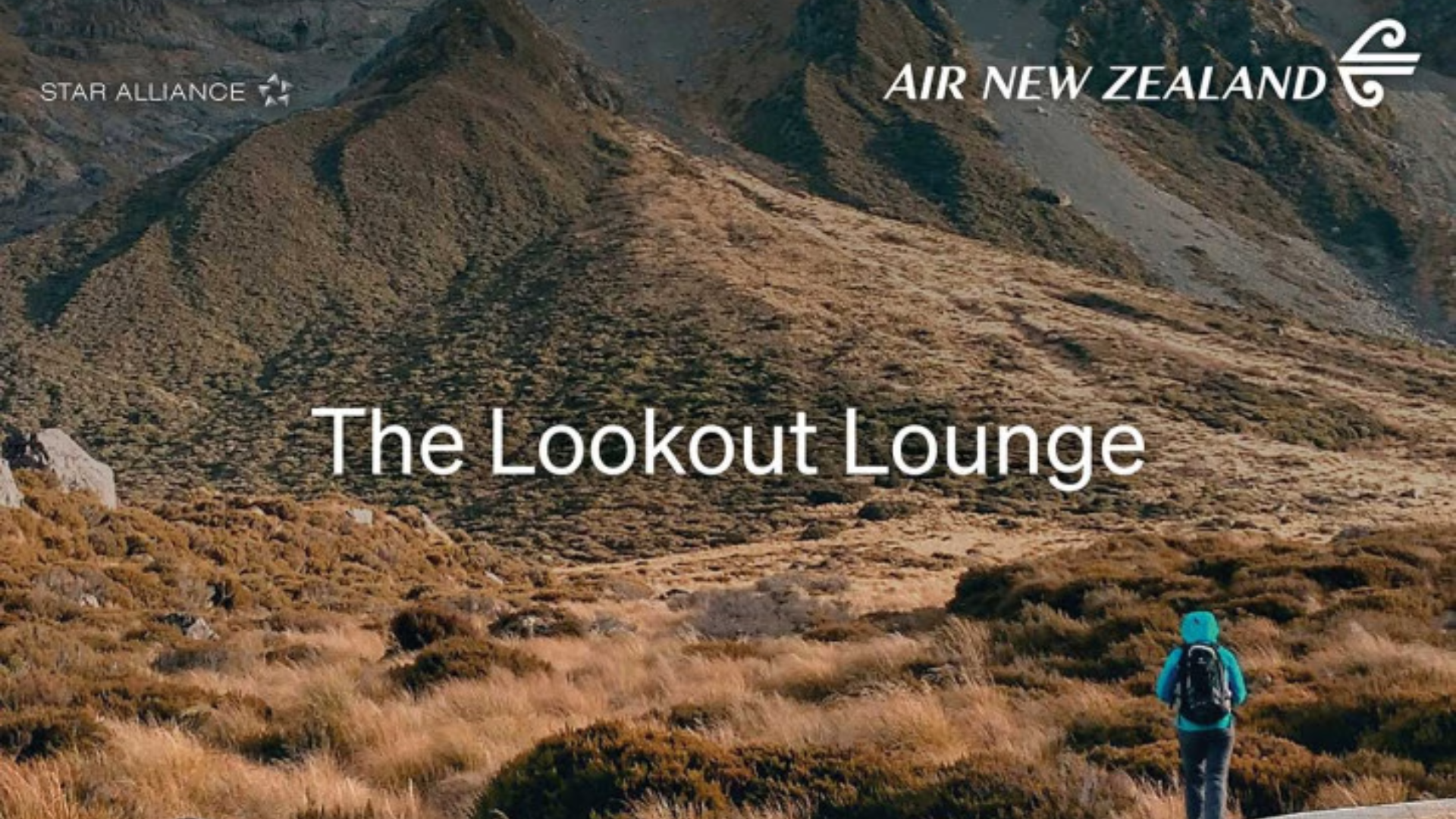 Air New Zealand The Lookout Lounge Titel
