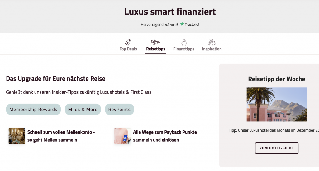 reisetopia Homepage Reisetipps