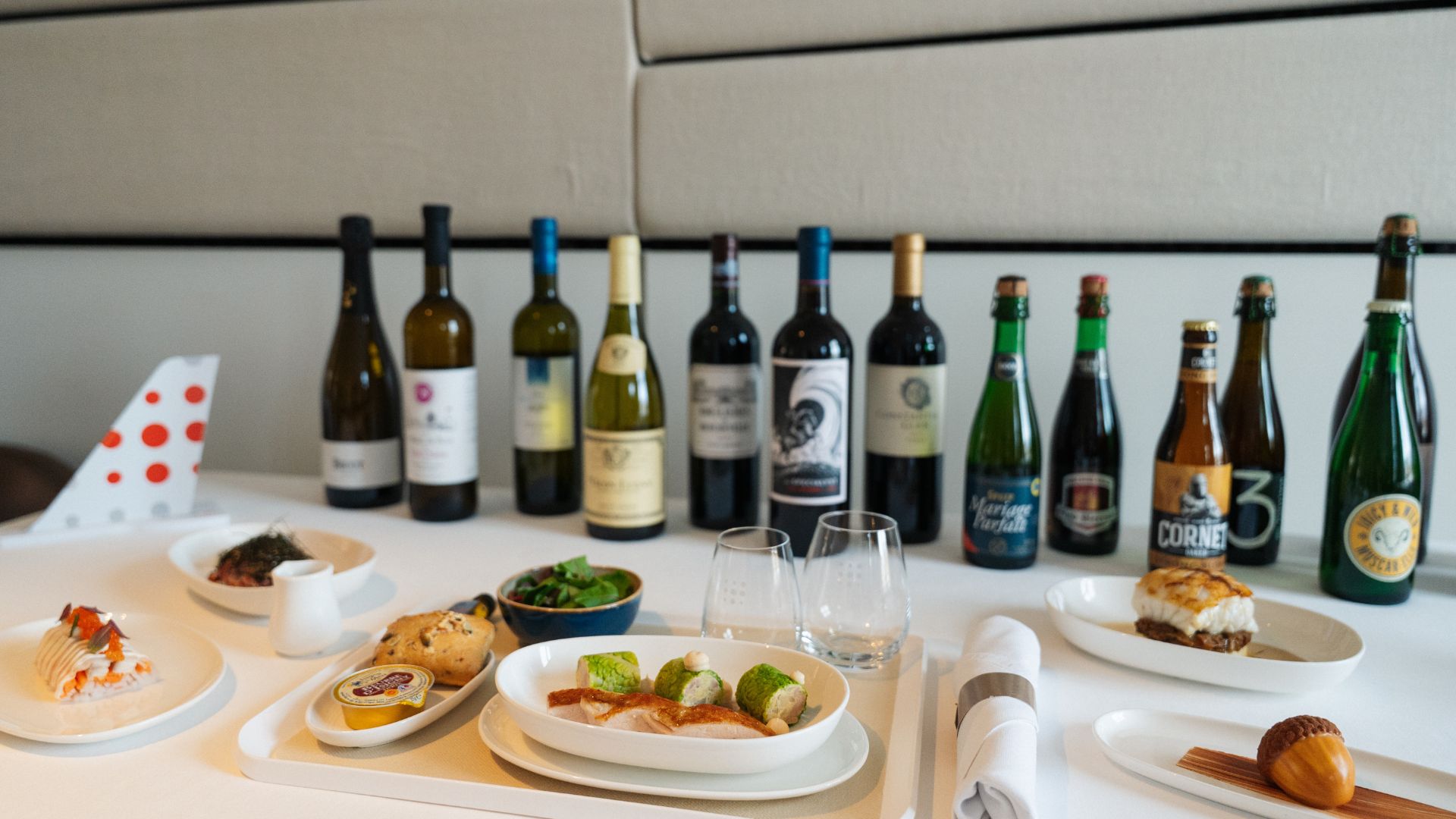 Brussels Airlines Starkoch Verhasselt Menue