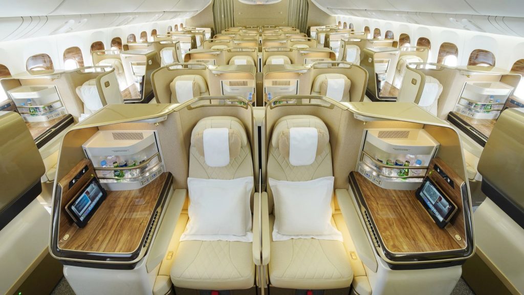 Emirates A380 Business Class