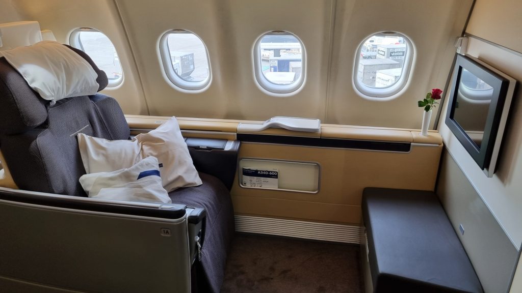 First Class Sitz A340 600