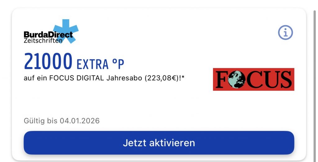 Screenshot Focus Digital Jahresabo