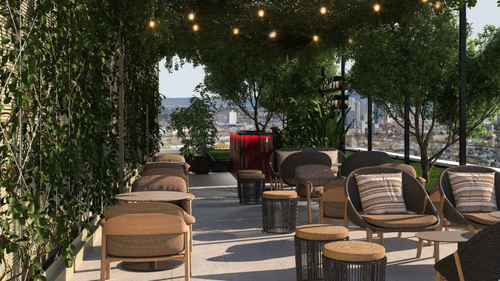 Kennedy 89 Hyatt Hotel Dachterrasse