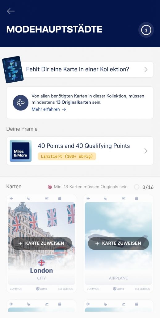 Kollektion Modehauptstädte Uptrip