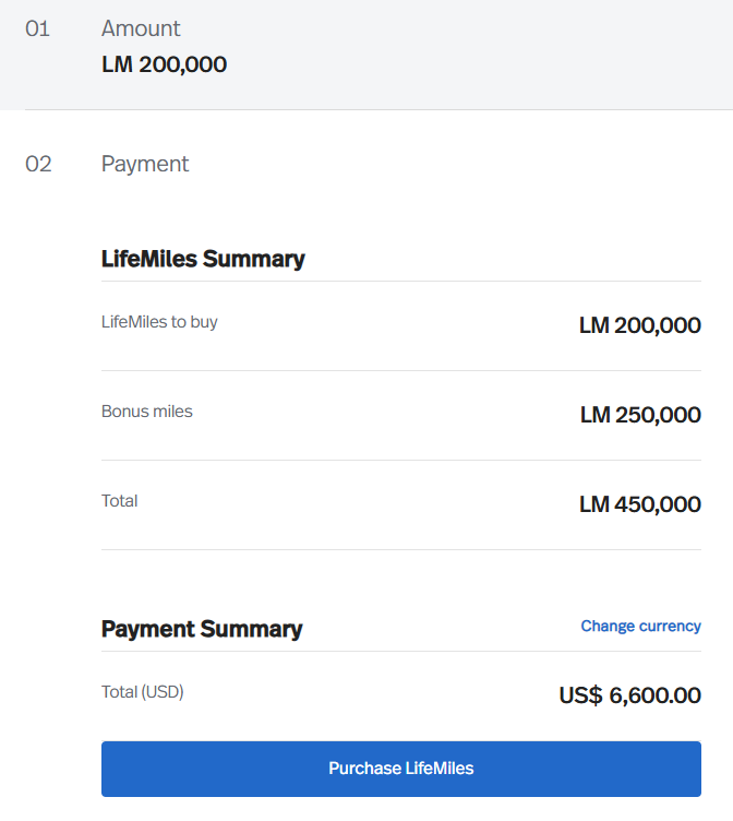 Lifemiles Bonus 125 Prozent Dezember 2025