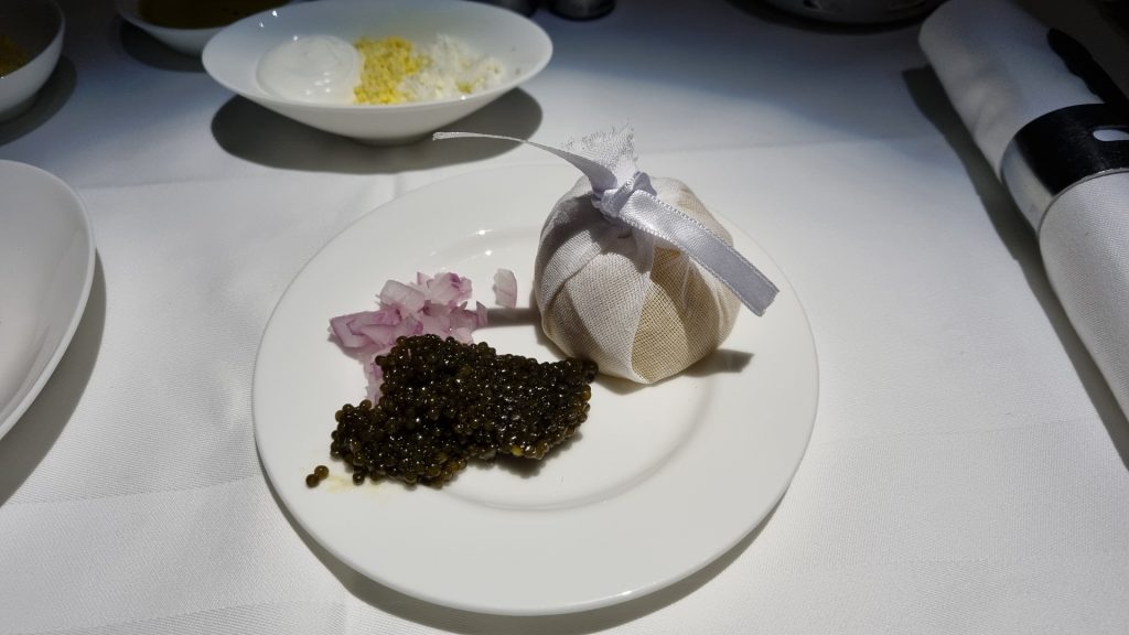 Lufthansa First Class Kaviar