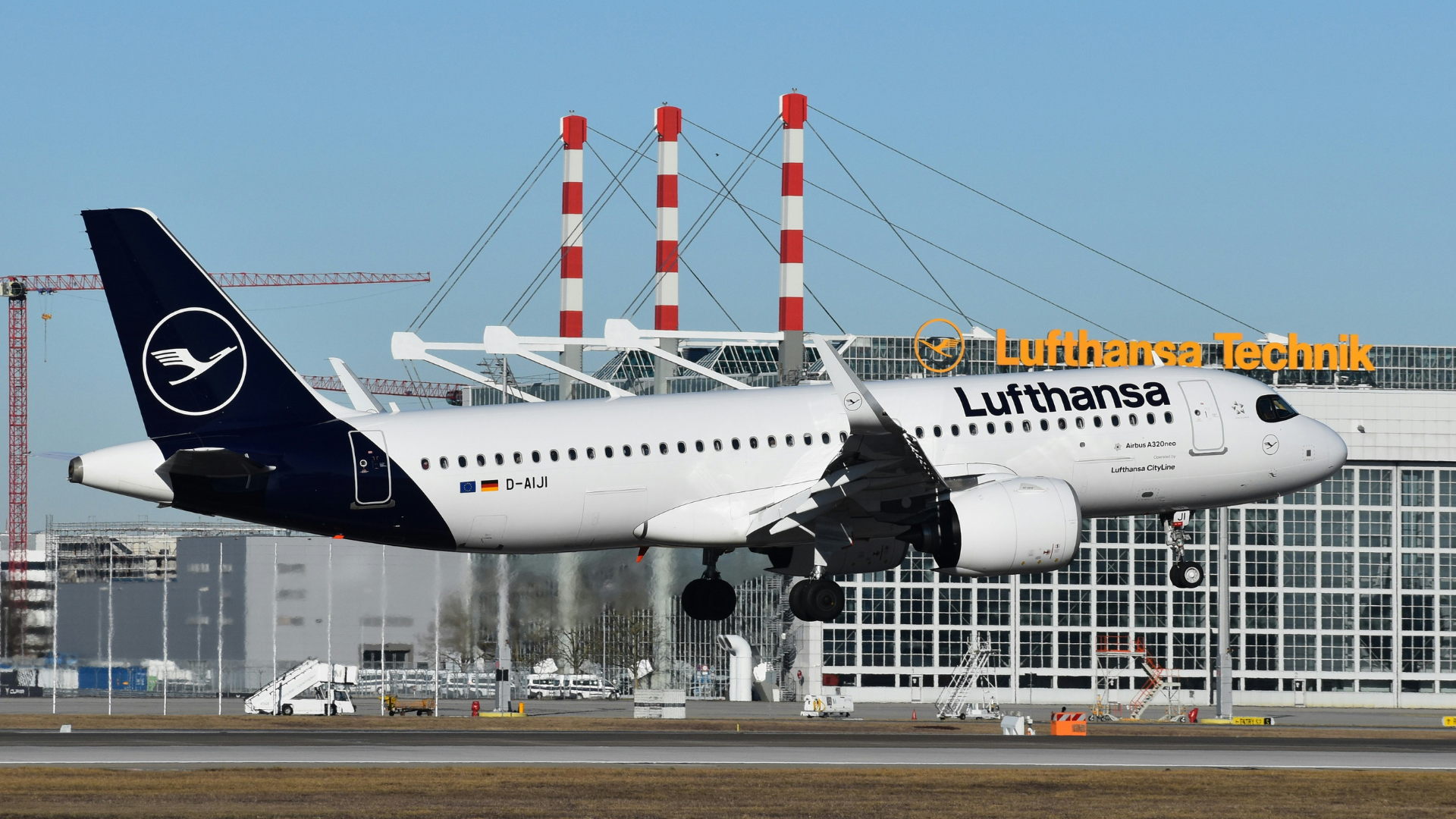 Lufthansa Am Flughafen München