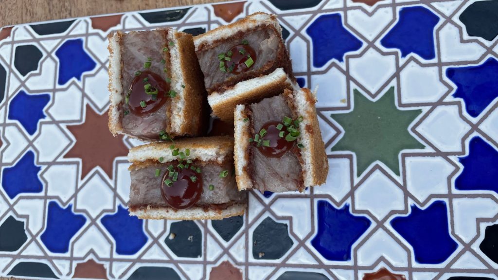 Mandarin Oriental Barcelona Dachterasse Sandwich