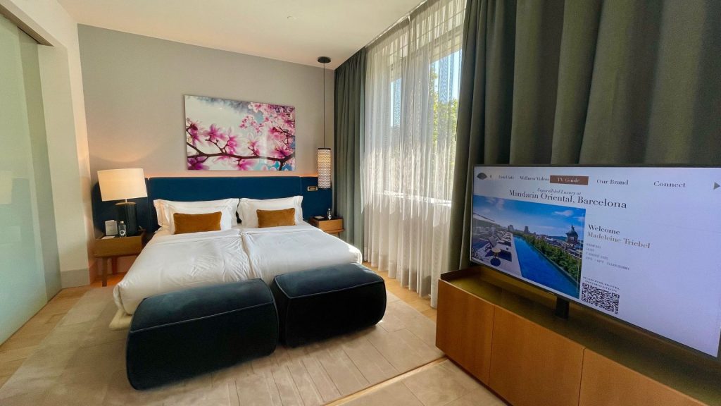 Mandarin Oriental Barcelona Zimmer Bett