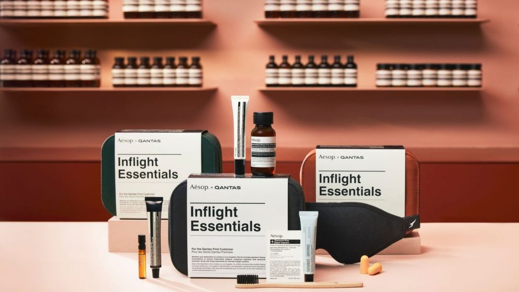 QantasAmenityKitsÜbersicht