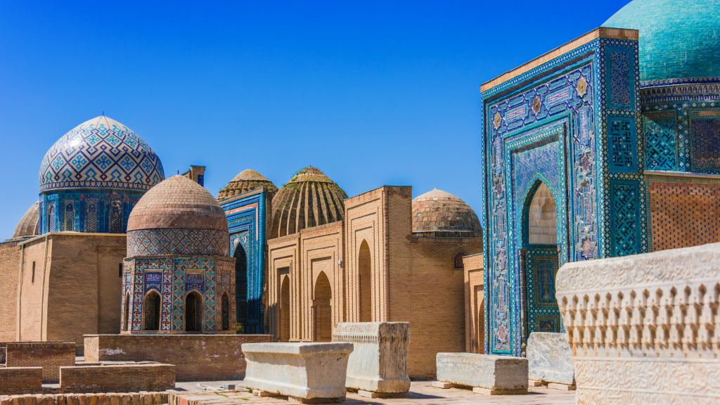 Shah I Zinda Nekropole In Samarkand Usbekistan