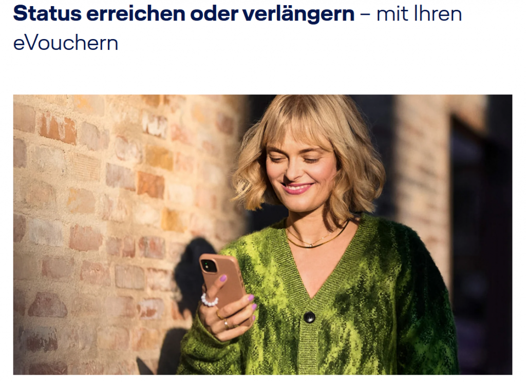 Status Erreichen Oder Verlängern – Mit Ihren EVouchern