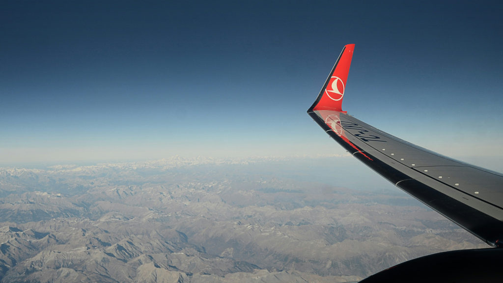 Turkish Airlines Winglet Fenster
